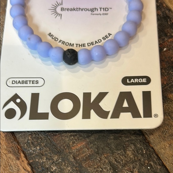 Lokai Light Purple Balance Bracelet making changes for Diabetes size L NWT - Picture 2 of 6